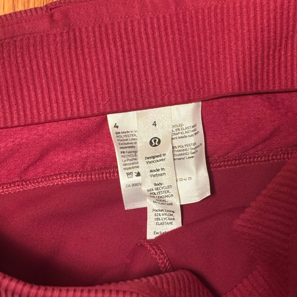 Lululemonn ribbed softstreme pants - Picture 5 of 8